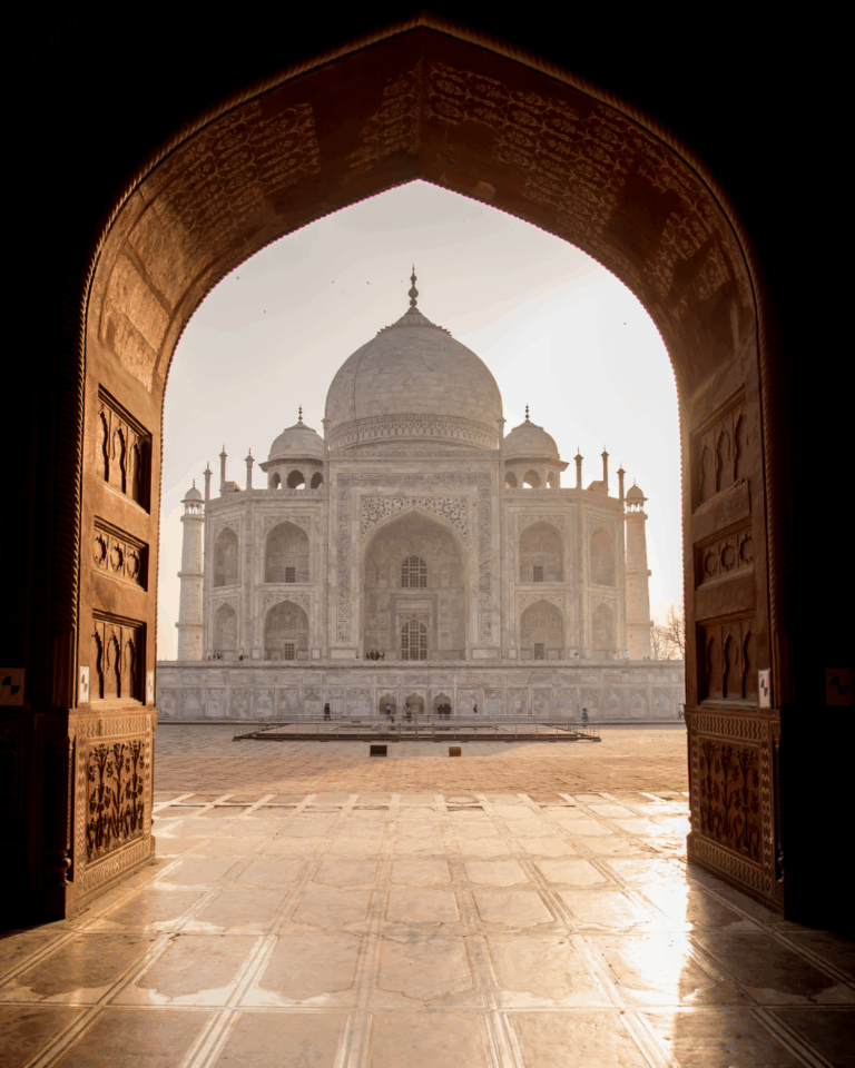 Taj Mahal during Sunrise